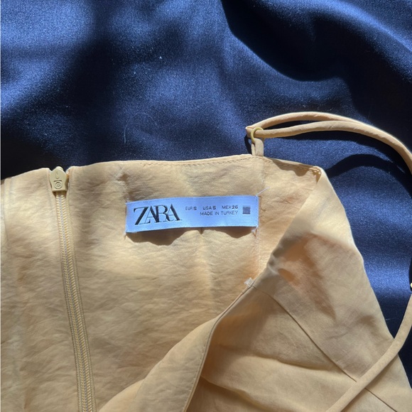 Zara Mustard Midi Dress - Picture 6 of 6